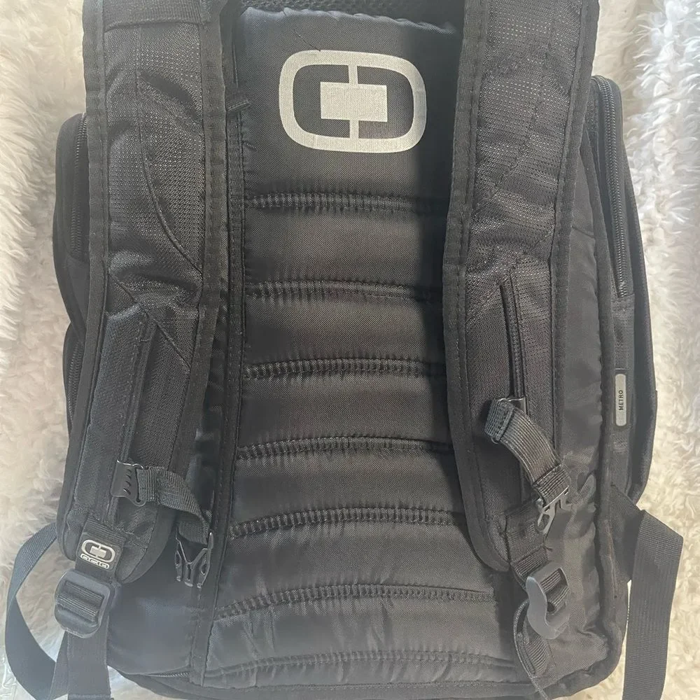 Ogio Street Metro Tech Specs Laptop black BackpackTechnical Computer Jack emblem